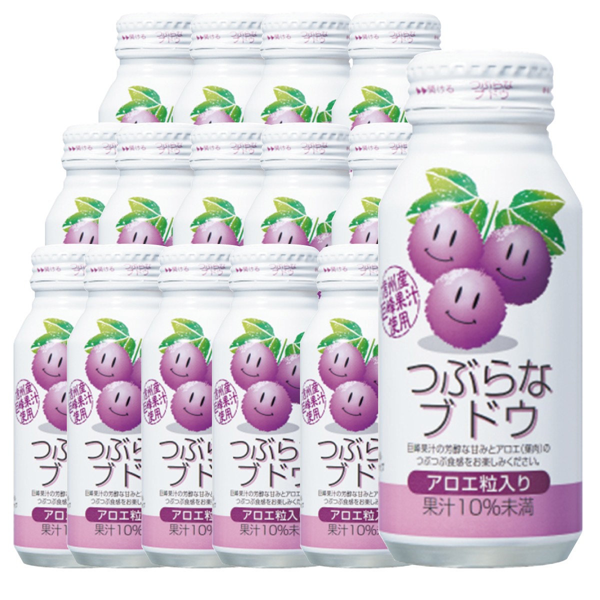 JAフーズおおいた つぶらなブドウ ボトル缶 190g×15 つぶらな フルーツジュースの商品画像