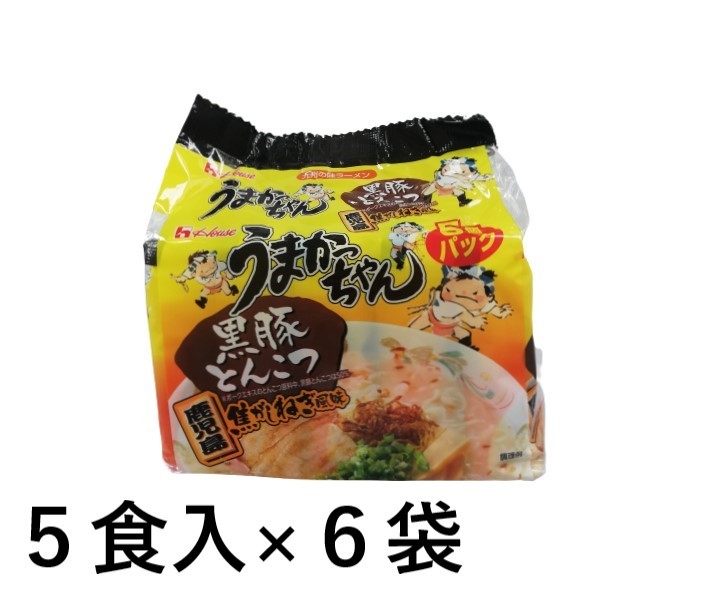 ハウス食品 うまかっちゃん 黒豚とんこつ 鹿児島焦がしねぎ風味 （92g