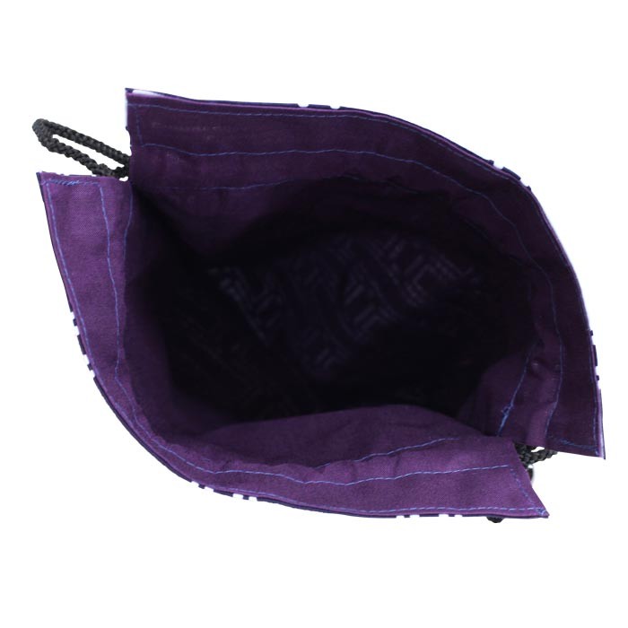  тканевая сумка мужской юката . рекомендация чёрный темно-синий цвет белый цвет фиолетовый цвет простой сумка мир рисунок кошелек N0353