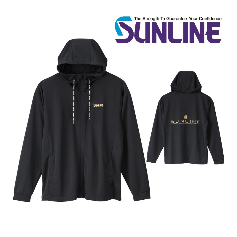  Sunline DRYdo life ru Zip Parker ( insecticide ) S M L LL 3L black × Gold fishing wear . fishing sweetfish boat lure fishing gear SUW-15405DPK