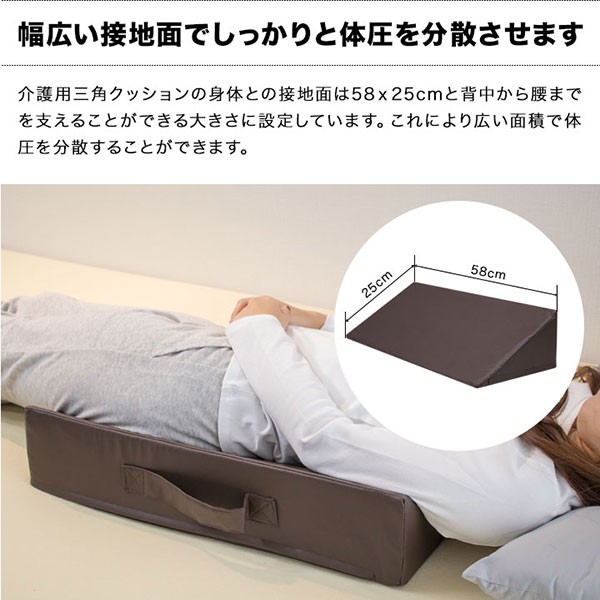  Yahoo! 1 rank cushion nursing nursing for triangle cushion 2 piece set floor gap prevention floor gap prevention body posture conversion li is bili pillow triangle made in Japan recommendation present free shipping 