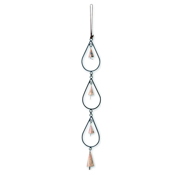 poshu living железный bell Triple Drop высота 69cm # POSH LIVING вход дверь bell колокольчик дверной звонок подвешивание ниже смешанные товары модный 