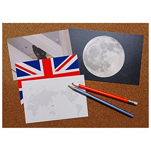  moon graphics postcard national flag Europa S ET17