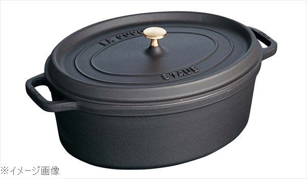 Staub ストウブ ピコ・ココット オーバル 15cm（ブラック）40509-478-0 ピコ・ココット 両手鍋の商品画像