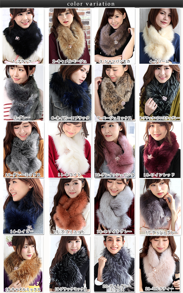  tippet fur muffler lady's winter fake fur thick fox fur style all 20 color protection against cold b2 present Christmas 