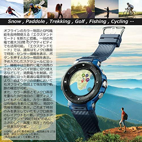 [ Smart уличный часы ] [ Casio ] наручные часы Protrek Smart GPS установка WSD-F30-BU мужской голубой 