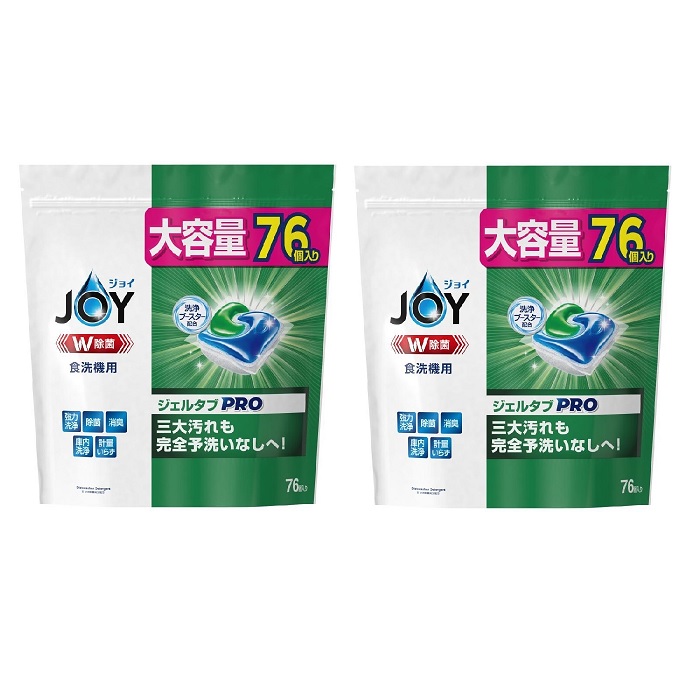 P&G ジョイ ジェルタブPRO 76個入 ×3 ジョイ(P&G) 食洗器用洗剤 - 最