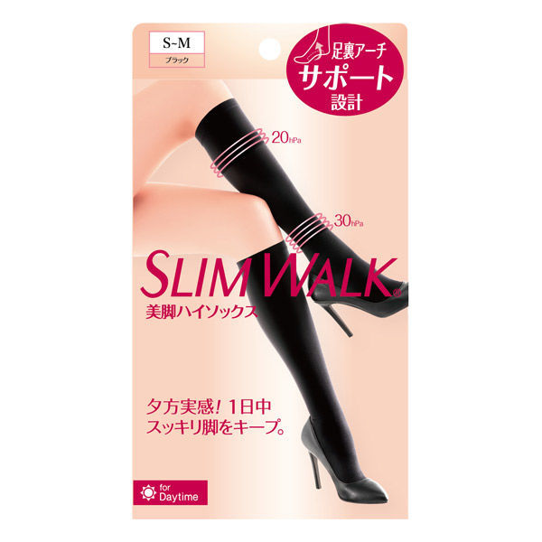 スリムウォーク 美脚ハイソックス S～M 2個の商品画像
