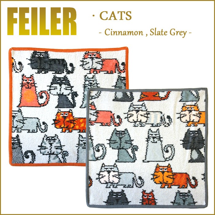Feiler Feiler носовой платок Cat's tsu кошка CATS