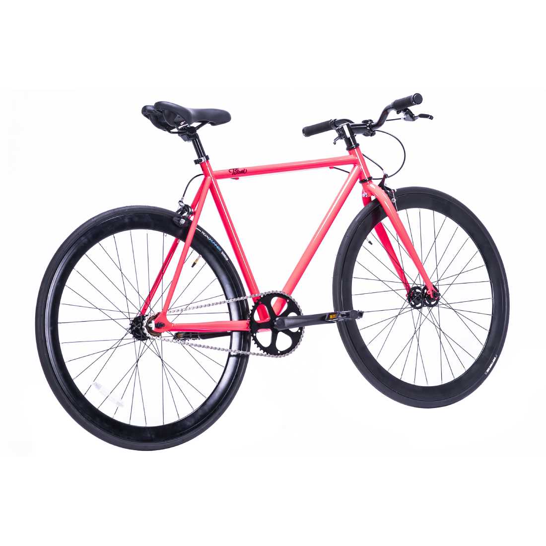  bicycle T-STREET 700C-1SP STREET-WISE-RADICALS neon pink piste cross bike road bike stylish commuting going to school men's lady's 