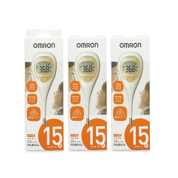 オムロン オムロン けんおんくん 電子体温計 MC-682 ×3本 けんおんくん 体温計の商品画像