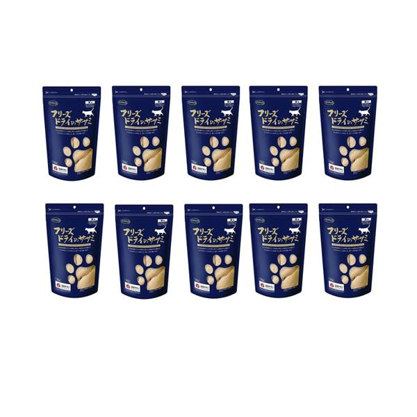 【10袋】ママクック フリーズドライのササミ　猫用150g ママクック フリーズドライのササミ 猫用 ( 30g )/ : 爽快