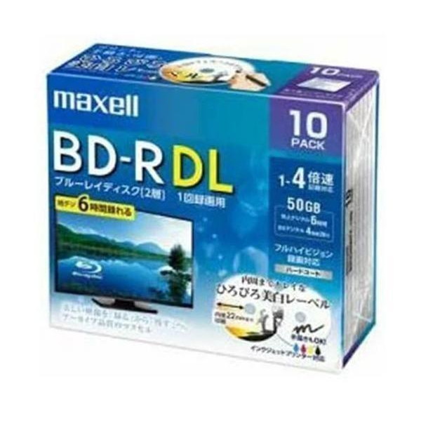 maxell 録画用BD-R DL 4倍速 10枚 BRV50WPE.10S ×2 記録用ブルーレイディスクメディア（BD）の商品画像