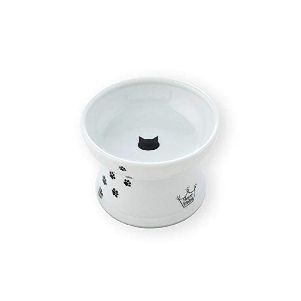 猫壱 ハッピーダイニング 脚付フードボウル レギュラー（猫柄/シリコン付き）×3の商品画像