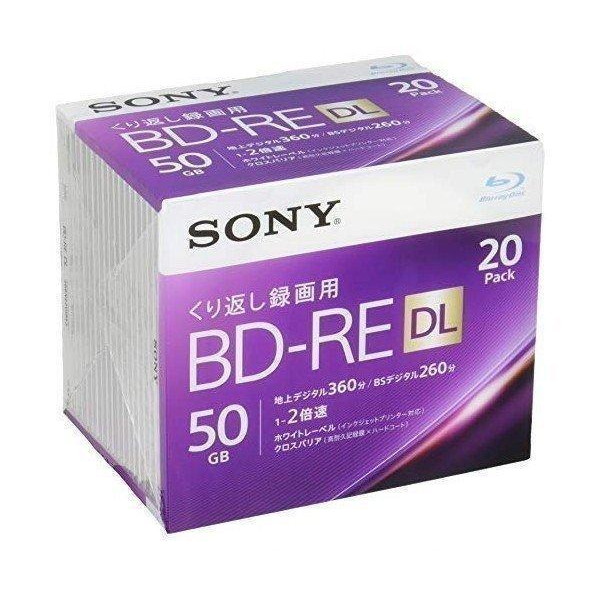 SONY - SONY　ブルーレイディスク 20BNE2VJPS2　BD-RE DL 2倍速 20枚組 SONY 録画用BD-RE DL 2倍速 20枚 20BNE2VJPS2 記録用ブルーレイ