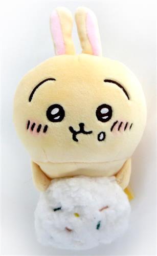 ちいかわ デスクトップから見守るひっかけぬいぐるみ おにぎりうさぎ