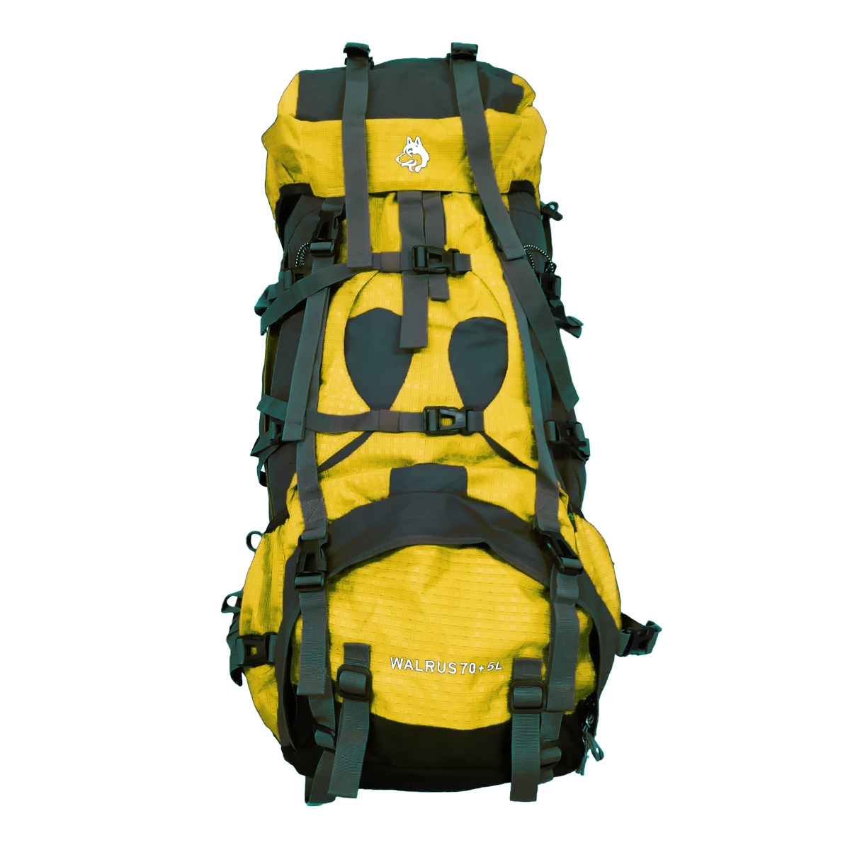  rucksack high capacity 70L bag rucksack rain cover attaching large outdoor camp mountain small shop . tent . mountain climbing disaster prevention for emergency travel traveling abroad waterproof yellow color 