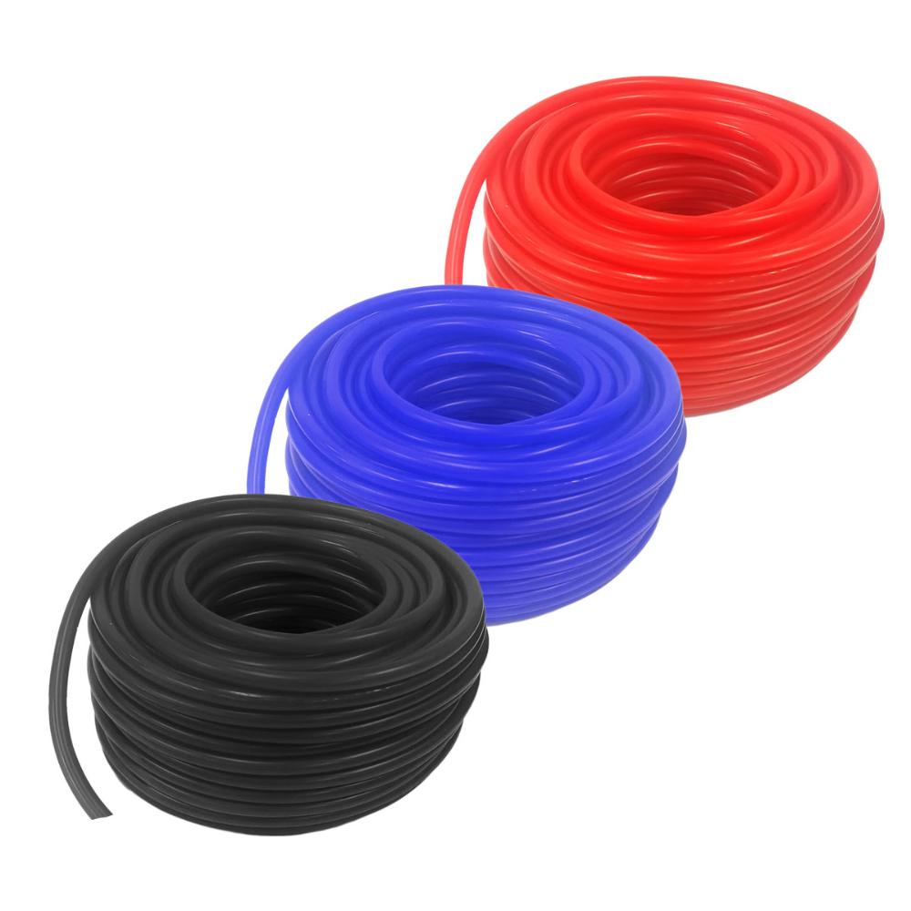  silicon (4mm) red blue black silicon hose heat-resisting all-purpose inside diameter 4 millimeter Φ4 vacuum hose engine hose silicon tube radiator hose amount . sale selling by the piece 