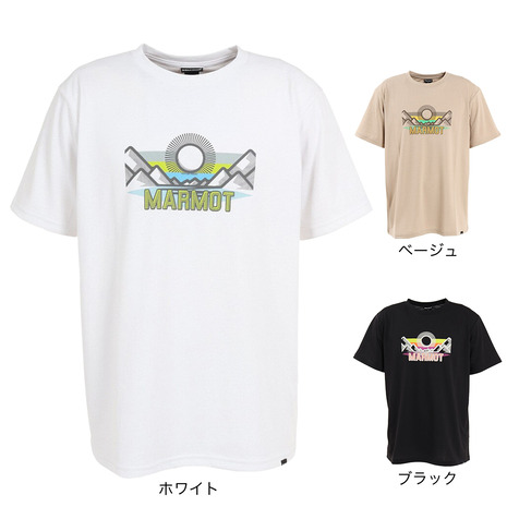  Marmot (Marmot)( men's ) short sleeves T-shirt mountain Logo half sleeve crew neck T-shirt TOMTJA48