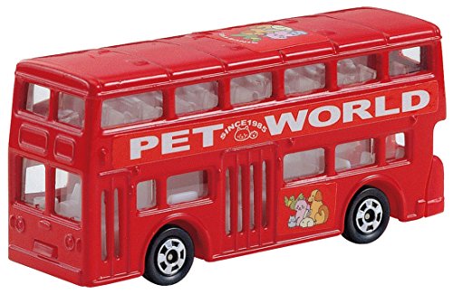 タカラトミー No.95 ロンドンバス PET WORD仕様 （レッド） （1/130スケール トミカ 562542） トミカ おもちゃのミニカーの商品画像