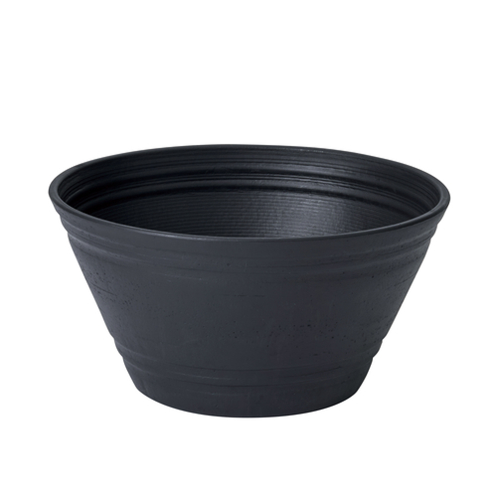 Kotobuki industrial arts me Dakar jpy water pot black Φ33 ground .. difficult to be transmitted robust resin made PP 33cm 7.5L water lily pot 