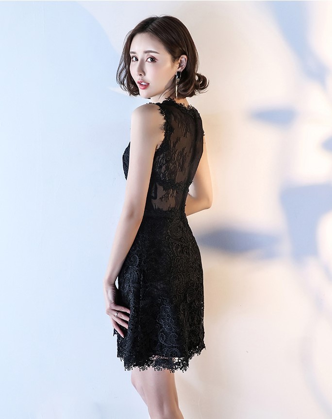 ドレス パーティーミニ フロントショート パーティー ドレス 刺繍 結婚式 Teatredelallotja Paeria Cat