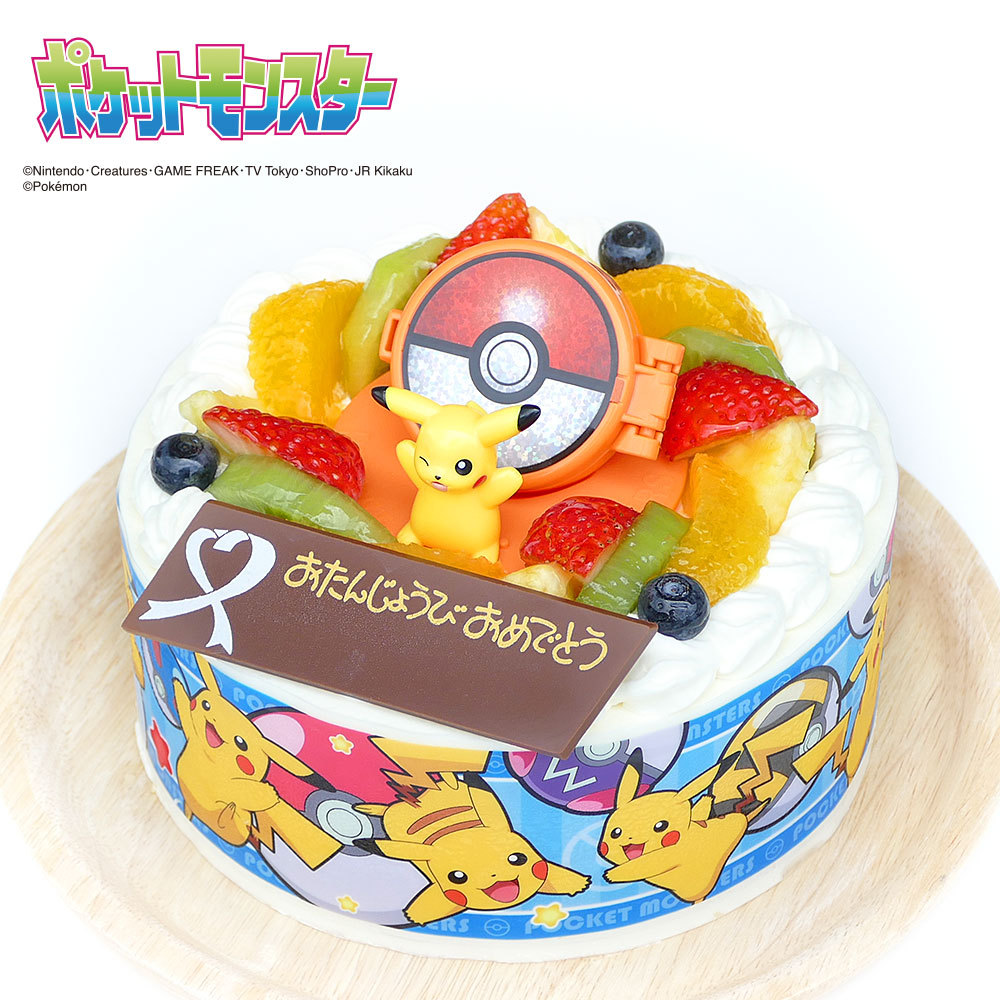 キャラデコお祝いケーキ ポケットモンスター 生クリーム 5号 こどもの日 バースデーケーキ Cd Poke 19 Cream Cake Express 通販 Yahoo ショッピング