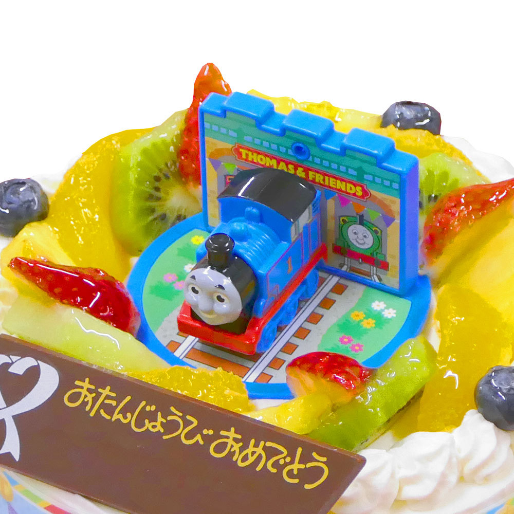 アレルギー対応 卵不使用 キャラデコお祝いケーキ きかんしゃトーマス 生クリーム 5号 Cd Thomas Noegg Cake Express 通販 Yahoo ショッピング