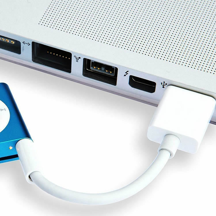 iPod shuffle USBケーブル 第3世代用 第4世代用 3.5mm4極ミニプラグ