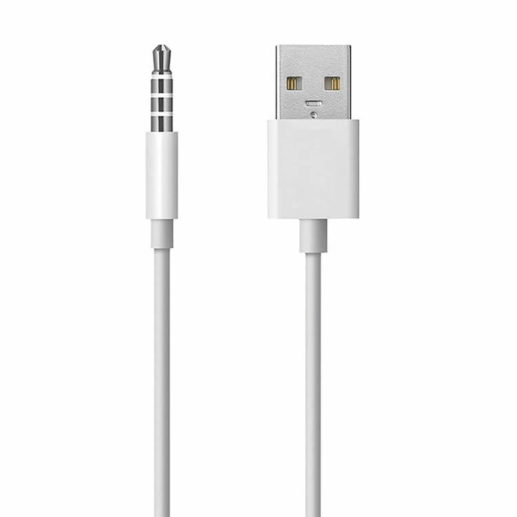 iPod shuffle USBケーブル 第3世代用 第4世代用 3.5mm4極ミニプラグ