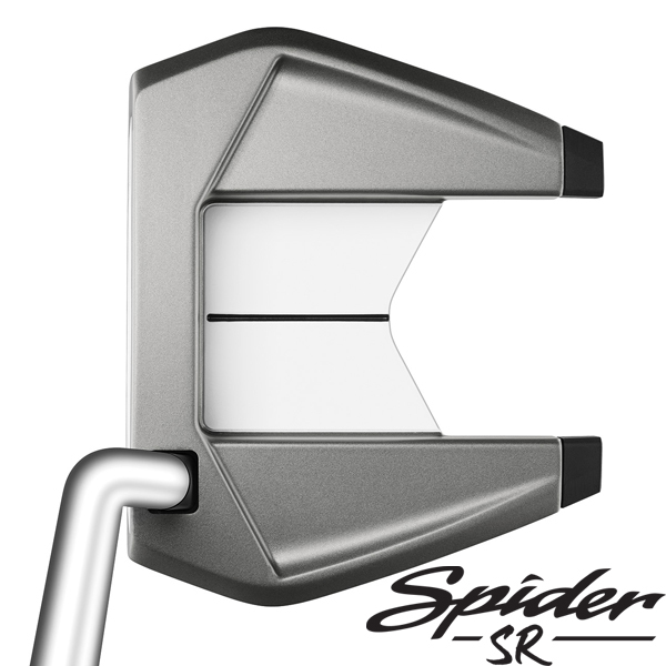 TaylorMade Spider SR プラチナム/ホワイト［34インチ］シングルベンド