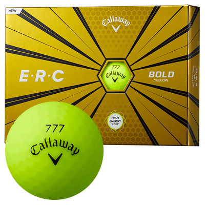 Callaway E.R.C ゴルフボール （ボールドイエロー） 2019年モデル 1ダース E.R.C ゴルフボールの商品画像