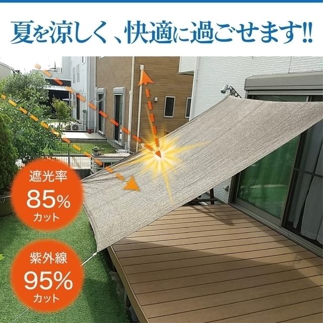 [ immediate payment ] sunshade sun shade 4×4m [ most high quality. UV resistance proportion 97.8%] sunshade shade stylish large sunshade supplies screen awning 