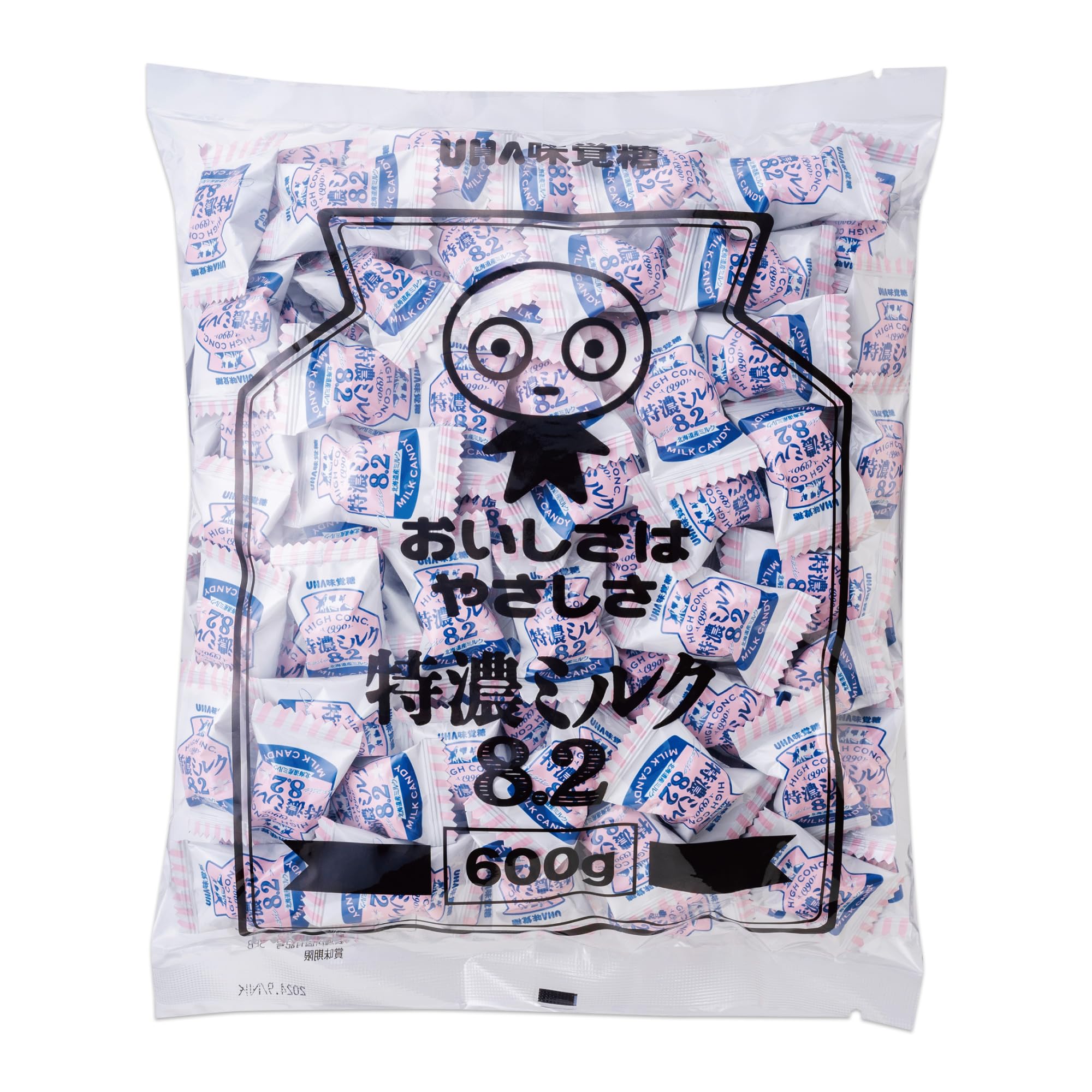UHA味覚糖 特濃ミルク8.2 大袋 600g×1袋の商品画像
