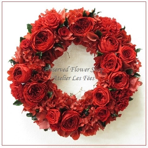  rose red crimson flower lease marriage memory day . calendar gift birthday celebration preserved flower Bourgogne 