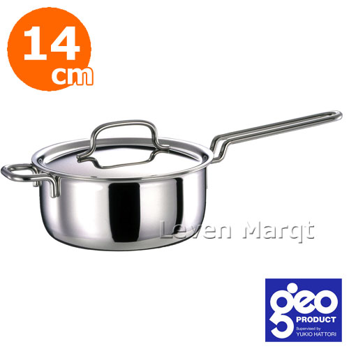 ジオ・プロダクト 片手鍋 IH対応 14cm GEO-14Nの商品画像