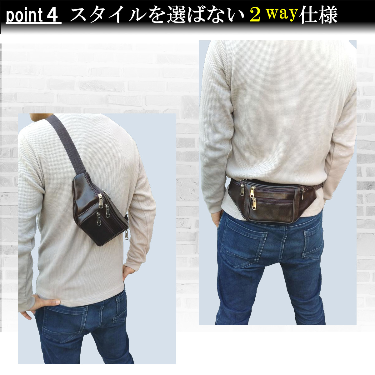  body bag men's original leather leather smaller leather high capacity belt bag waist bag cow leather real leather diagonal .. bag 