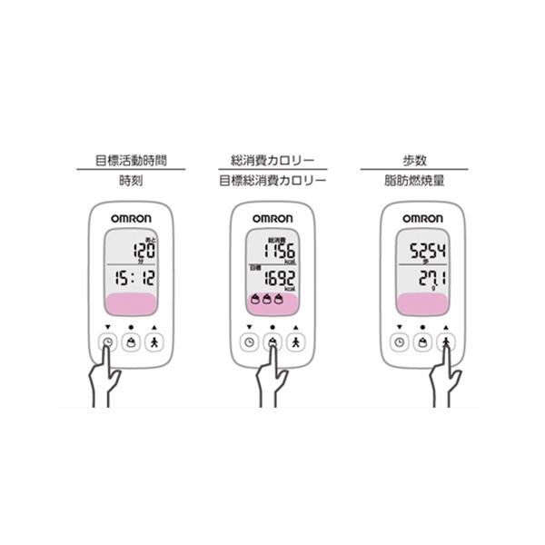 [ official ] Omron action amount total Caro li scan vanilla HJA-310-W diet .!
