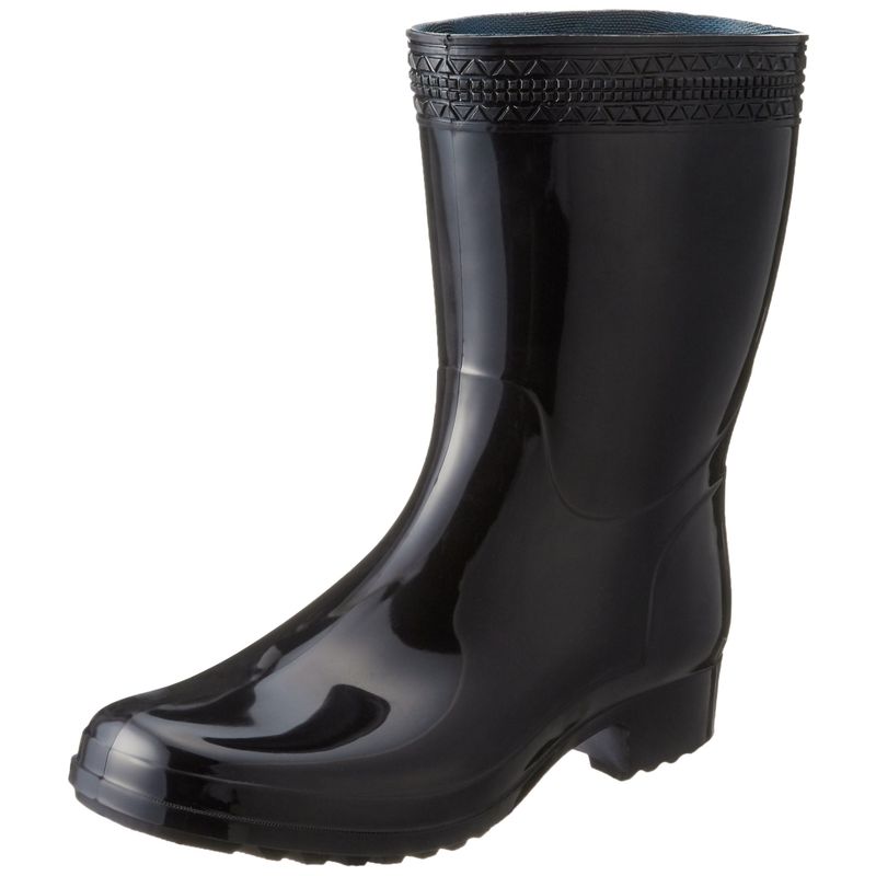  Achilles rain boots boots work shoes rain shoes made in Japan 2E men's NGB 5100 black 27.0 cm