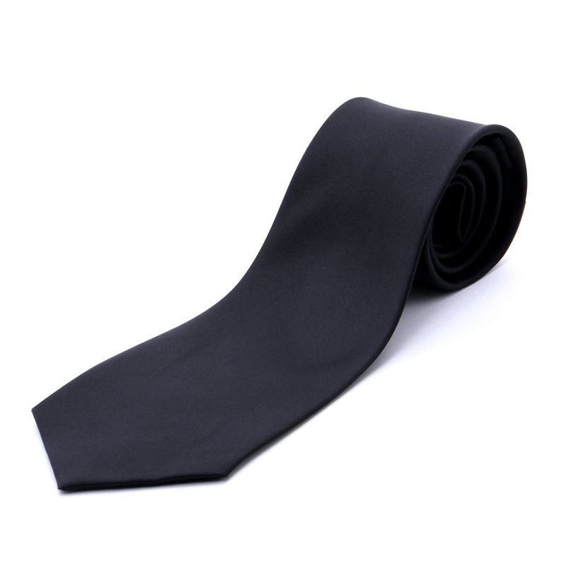  formal necktie plain black ceremonial occasions wedding .... clothes .. type . through night funeral necktie 