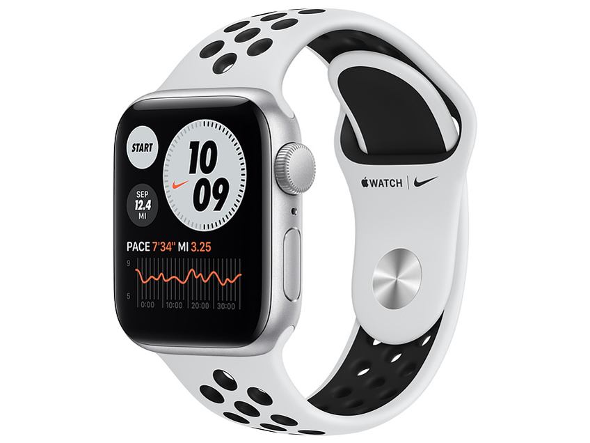 Apple Apple Watch Nike SE GPSモデル 40mm シルバーアルミニウム 