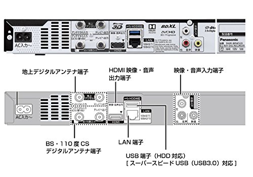  Panasonic 500GB 2 тюнер Blue-ray магнитофон 4K выше конвертировать соответствует DIGA DMR-BRW520