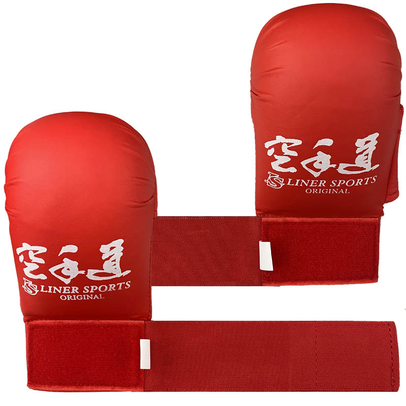 [ size exchange free shipping ] karate road . supporter 1 year guarantee practice for both hand 1 collection karate liner sport original red red blue blue LSALI009