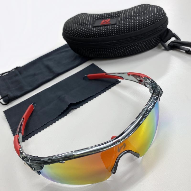 ji-ms baseball sunglasses mirror lens polarized light sunglasses case attaching Zeems ZSW450