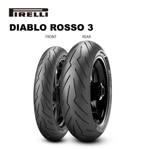 PIRELLI DIABLO ROSSO III 180/60ZR17 M/C （75W） TL 2635600 DIABLO バイク用オンロードラジアルタイヤの商品画像