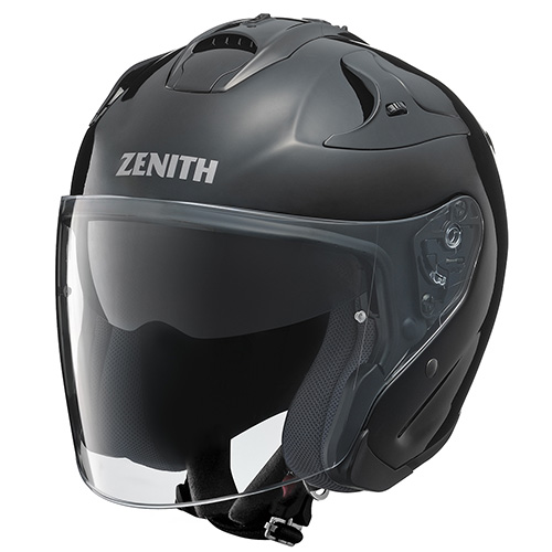 ワイズギア YJ-17 ZENITH-P Lサイズ（59～60cm未満）メタルブラック バイク用　ジェットヘルメットの商品画像