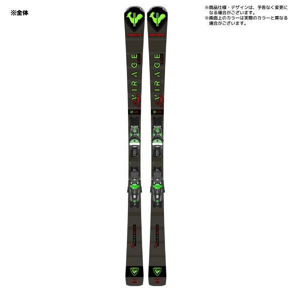 2023-24 ROSSIGNOL( Rossignol )SUPER VIRAGE VII OVERSIZE(KONECT)+ metal fittings set (SP vi Large .VII OS)[ skis / limited amount ][ metal fittings installation charge free ]