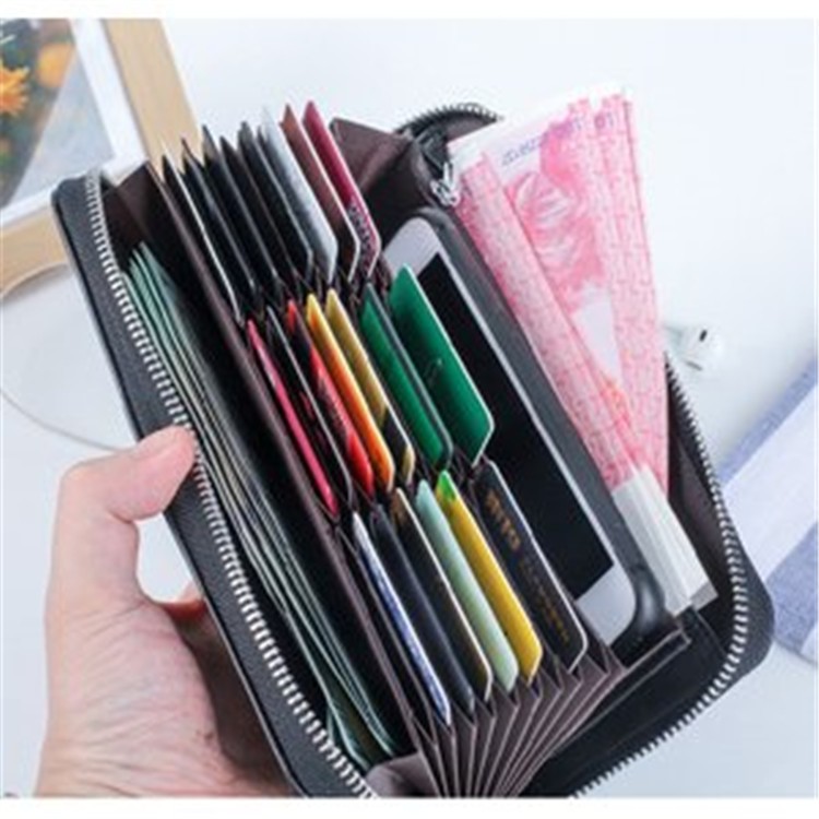  long wallet purse rhinoceros f... men's change purse ... inserting leather leather leather long wallet fastener card storage mobile high capacity original leather cow leather cow leather 