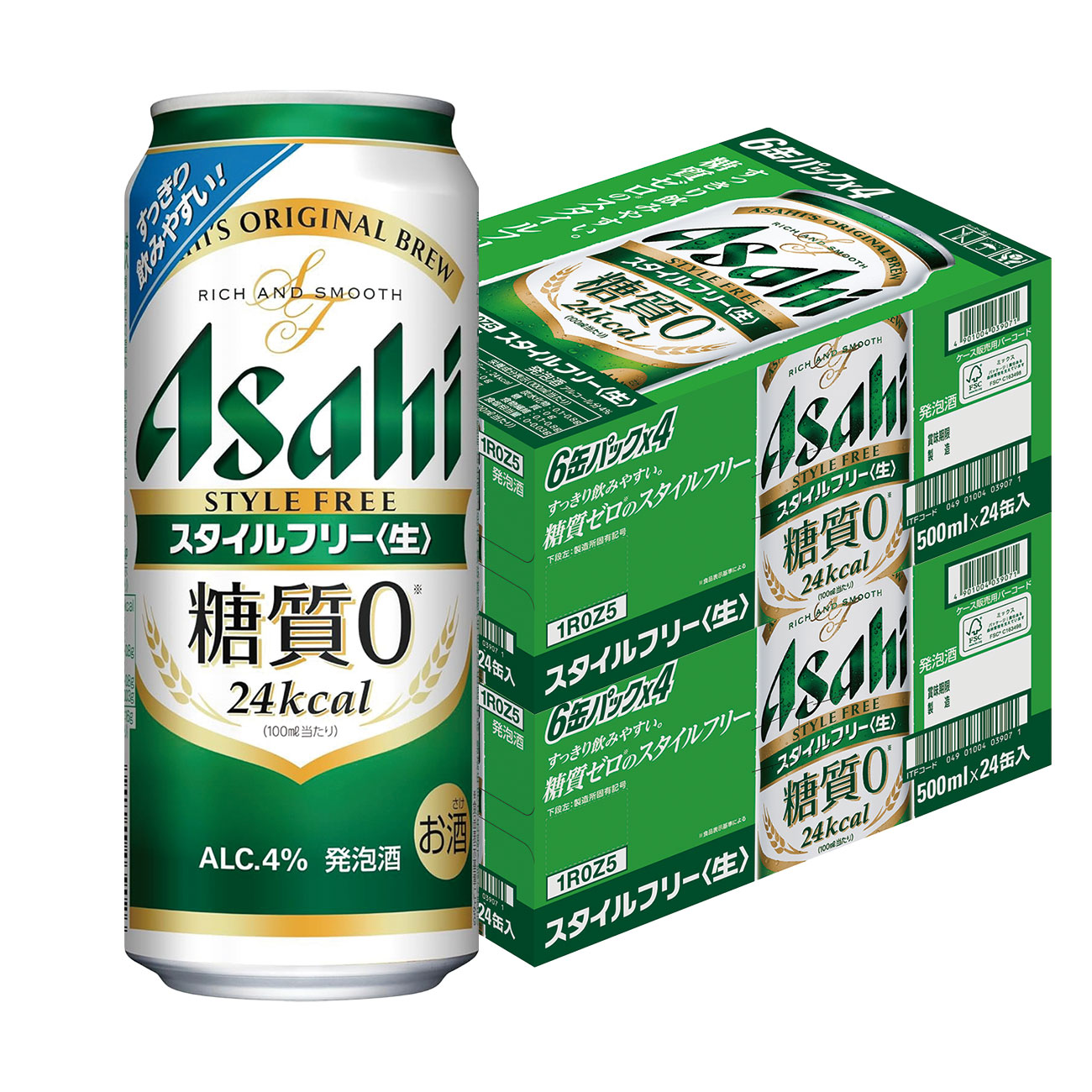 アサヒ アサヒ スタイルフリー 生 500ml缶 1ケース(24本) アサヒ スタイルフリー 発泡酒、新ジャンル 最安値・価格比較 |口コミ・評判からも探せる アサヒ スタイルフリー 生 350ml 缶 24本 1ケース アサヒビール