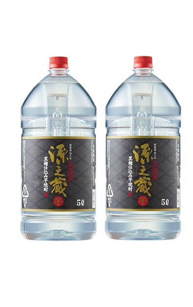 岩川醸造 芋焼酎 黒麹仕込み 源之蔵 25度 5L × 2本 ペットボトル 芋焼酎の商品画像